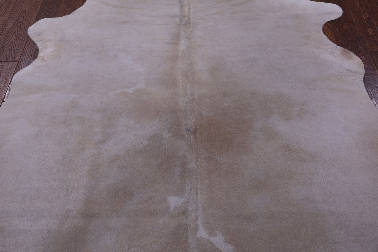 Beige Natural Cowhide Rug - Medium 5' 9"H x 5' 7"W