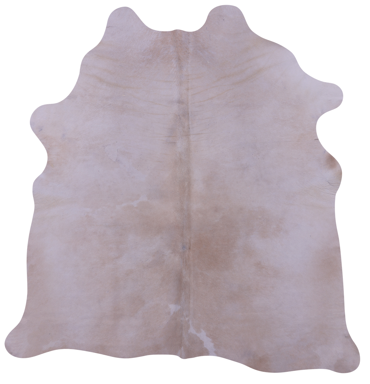 Beige Natural Cowhide Rug - Medium 5' 9"H x 5' 7"W