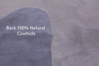 Thumbnail for White Natural Cowhide Rug - X-Large 7' 2
