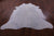 White Natural Cowhide Rug - XX-Large 8' 7"H x 7' 7"W