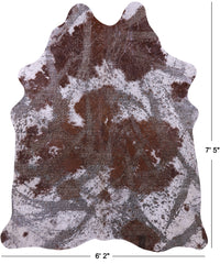 Thumbnail for Leopard Animal Print Natural Cowhide Rug - X-Large 7'5