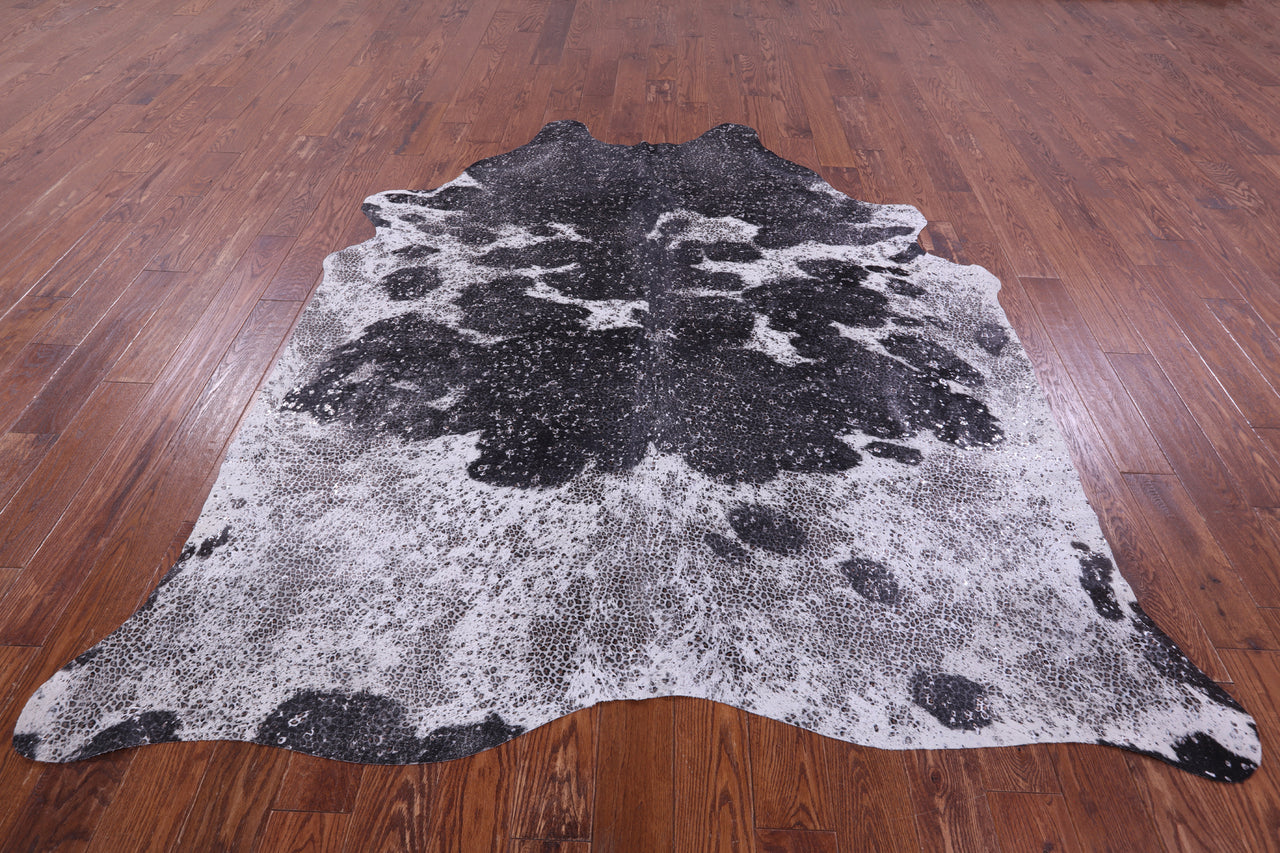 Leopard Animal Print Natural Cowhide Rug - X-Large 7'7"H x 7'0"W