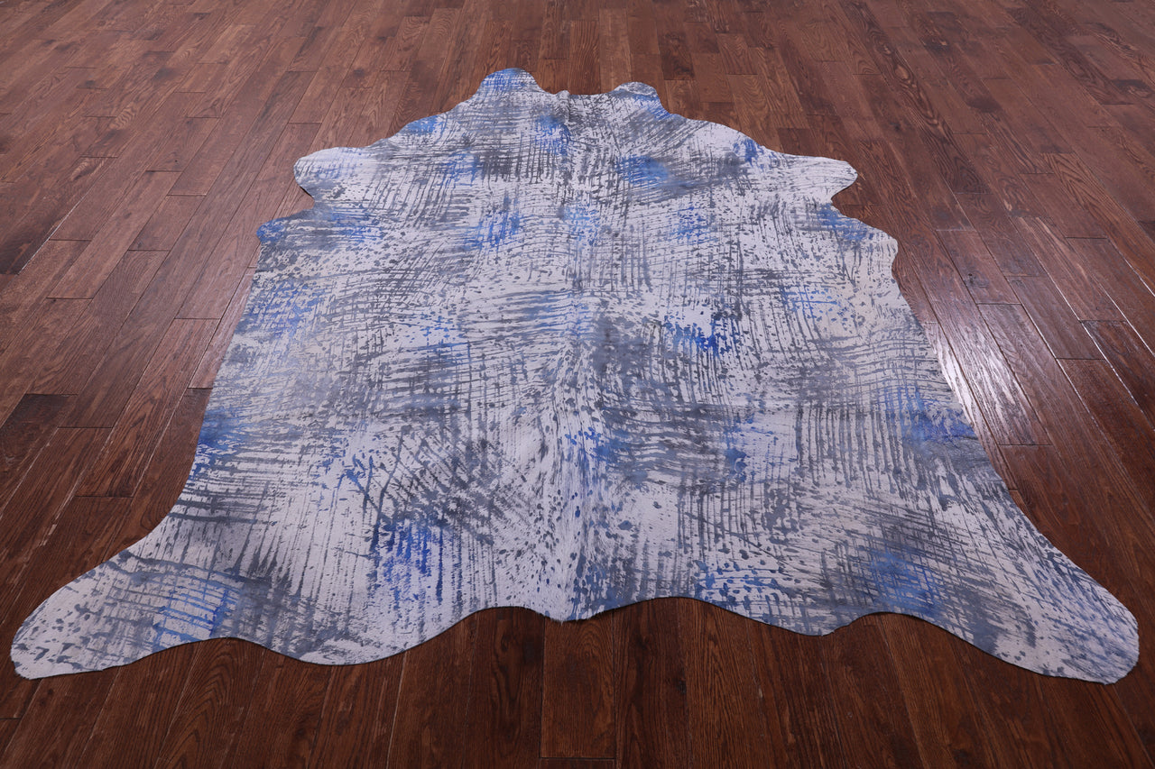 Printed Natural Cowhide Rug - XX-Large 8'0"H x 6'11"W