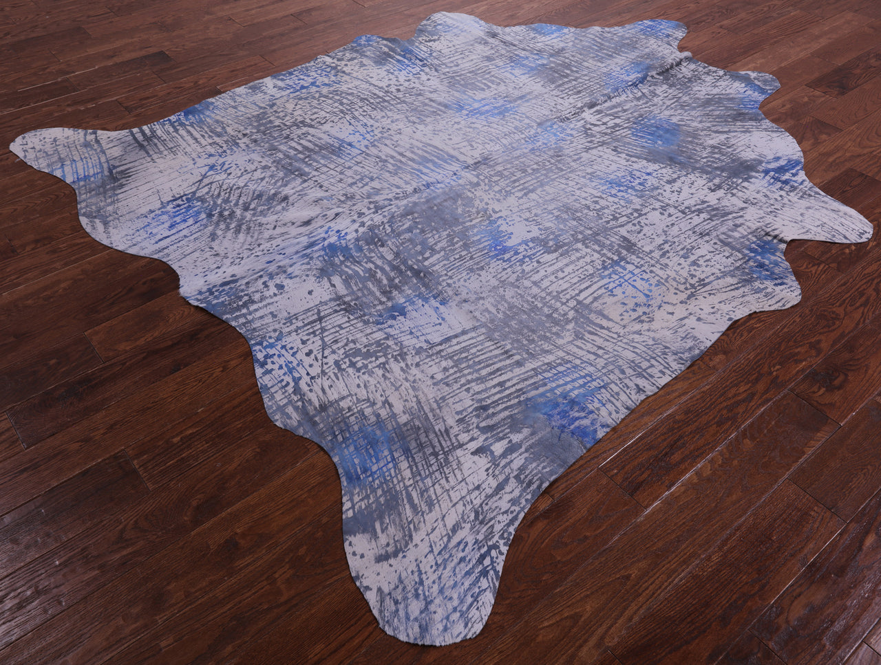 Printed Natural Cowhide Rug - XX-Large 8'0"H x 6'11"W