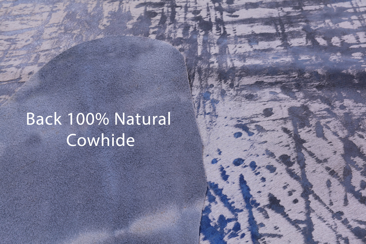 Printed Natural Cowhide Rug - XX-Large 8'0"H x 6'11"W