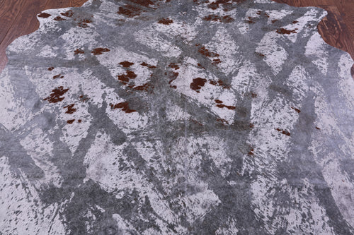 Printed Natural Cowhide Rug - X-Large 7'4