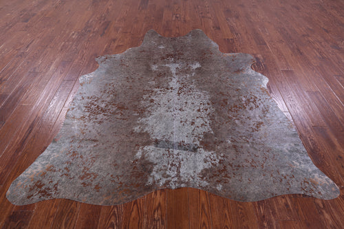 Printed Natural Cowhide Rug - X-Large 7'4