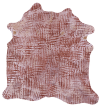 Thumbnail for Printed Natural Cowhide Rug - Medium 6'2
