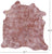 Printed Natural Cowhide Rug - Medium 6'2"H x 6'1"W