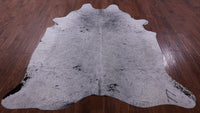 Thumbnail for Black Salt & Pepper Natural Cowhide Rug - X-Large 7' 7
