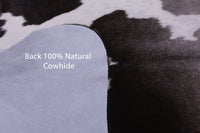 Thumbnail for Brown & White Natural Cowhide Rug - X-Large 7' 7