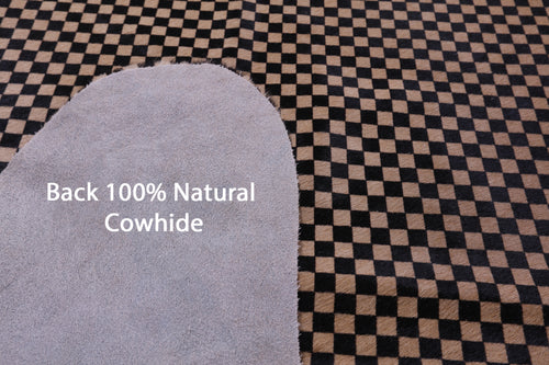 Printed Natural Cowhide Rug - X-Large 7' 7