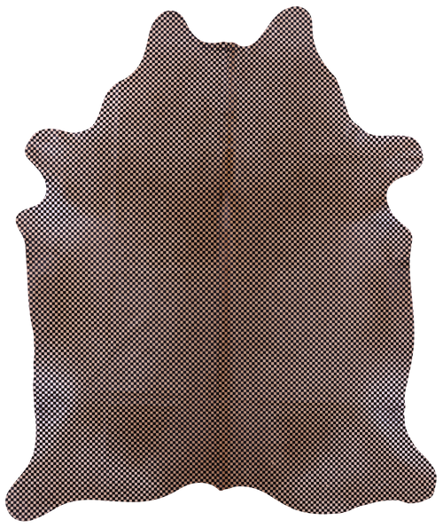 Printed Natural Cowhide Rug - X-Large 7' 7