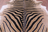 Thumbnail for Zebra Animal Print Natural Cowhide Rug - XX-Large 7' 11