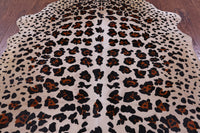 Thumbnail for Jaguar Animal Print Natural Cowhide Rug - X-Large 7' 2