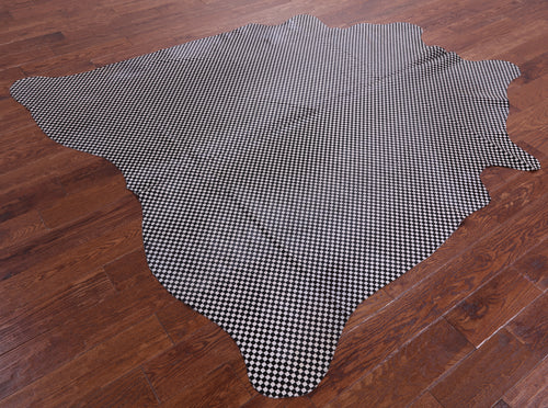 Printed Natural Cowhide Rug - X-Large 7' 0