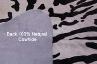 Thumbnail for Tiger Animal Print Natural Cowhide Rug - X-Large 7' 5