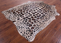 Thumbnail for Jaguar Animal Print Natural Cowhide Rug - X-Large 7' 2