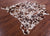 Abstract Printed Natural Cowhide Rug - X-Large 7' 1"H x 6' 7"W