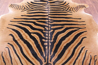 Thumbnail for Zebra Animal Print Natural Cowhide Rug - XX-Large 8' 0