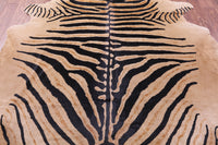 Thumbnail for Zebra Animal Print Natural Cowhide Rug - XX-Large 7' 9