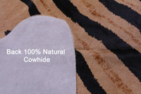 Thumbnail for Zebra Animal Print Natural Cowhide Rug - XX-Large 7' 9