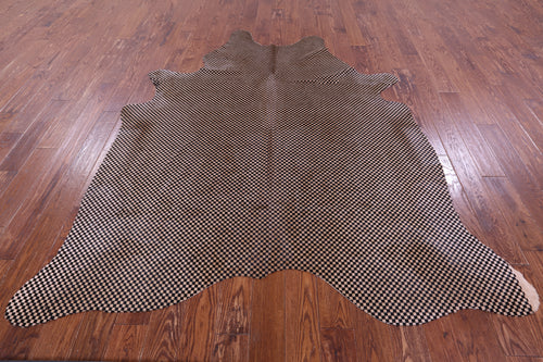 Printed Natural Cowhide Rug - XX-Large 7' 11