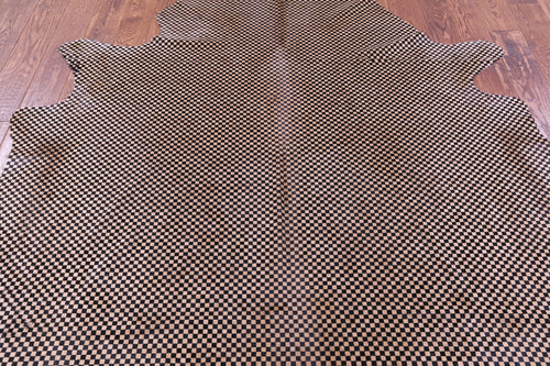 Printed Natural Cowhide Rug - XX-Large 7' 11