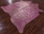 Gold Metallic Natural Pink Dyed Cowhide Rug - X-Large 7' 0"H x 6' 6"W