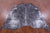 Silver Metallic Natural Cowhide Rug - X-Large 7' 5"H x 6' 5"W