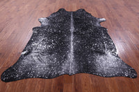 Thumbnail for Silver Metallic Natural Cowhide Rug - XX-Large 8' 0