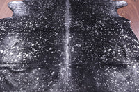 Thumbnail for Silver Metallic Natural Cowhide Rug - XX-Large 8' 0