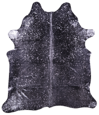 Thumbnail for Silver Metallic Natural Cowhide Rug - XX-Large 8' 0