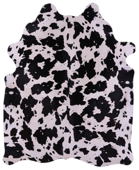Thumbnail for Horse Animal Print Natural Cowhide Rug - X-Large 7' 7