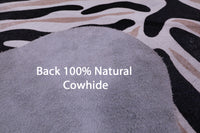 Thumbnail for Zebra Animal Print Natural Cowhide Rug - XX-Large 7' 9