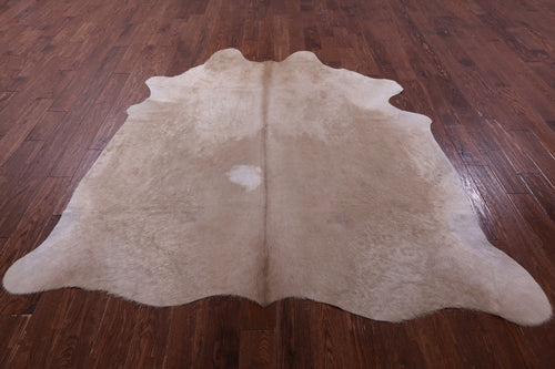 Beige Natural Cowhide Rug - X-Large 7' 0
