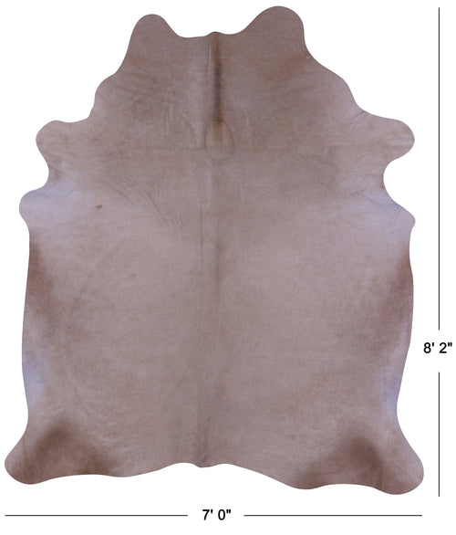 Beige Natural Cowhide Rug - XX-Large 8' 2