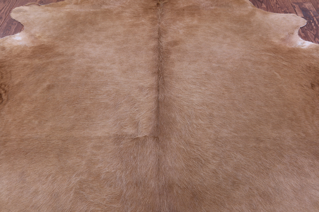Light Brown Natural Cowhide Rug - X-Large 7' 7"H x 6' 8"W