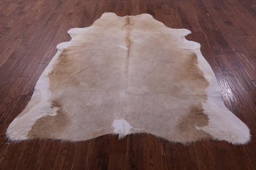 Beige Natural Cowhide Rug - X-Large 7' 3