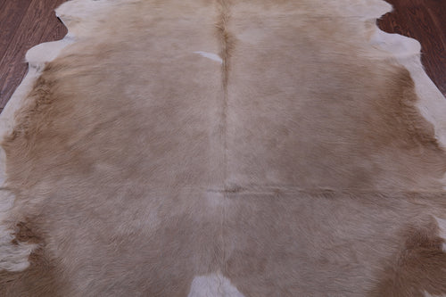 Beige Natural Cowhide Rug - X-Large 7' 3