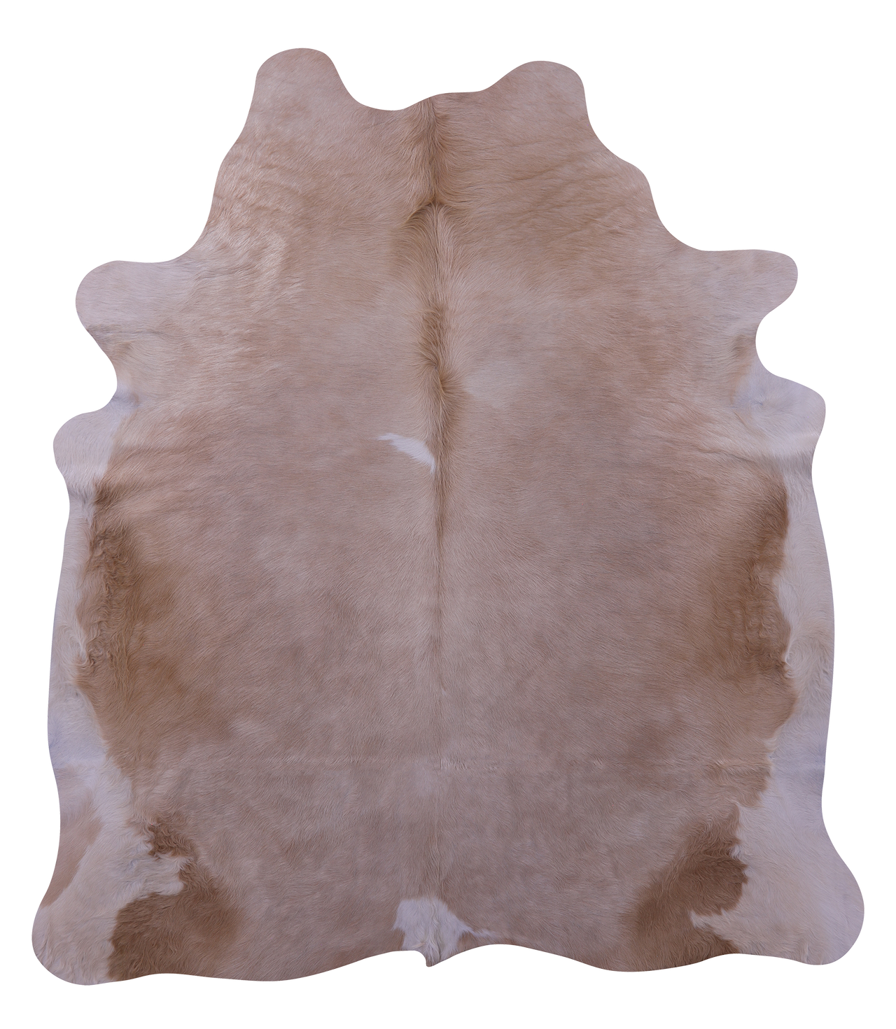 Beige Natural Cowhide Rug - X-Large 7' 3"H x 6' 4"W