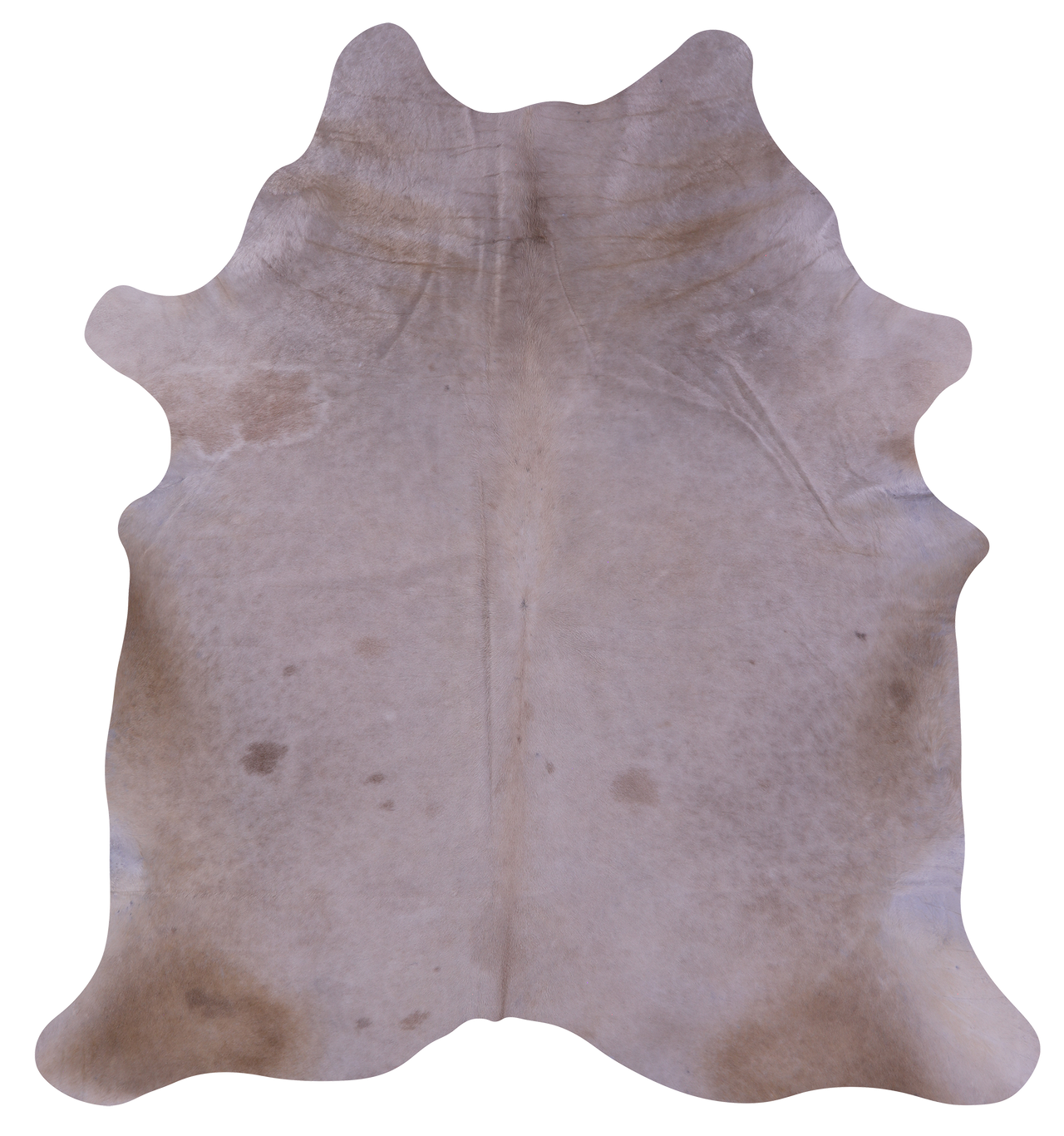 Beige Natural Cowhide Rug - X-Large 7' 2"H x 6' 7"W