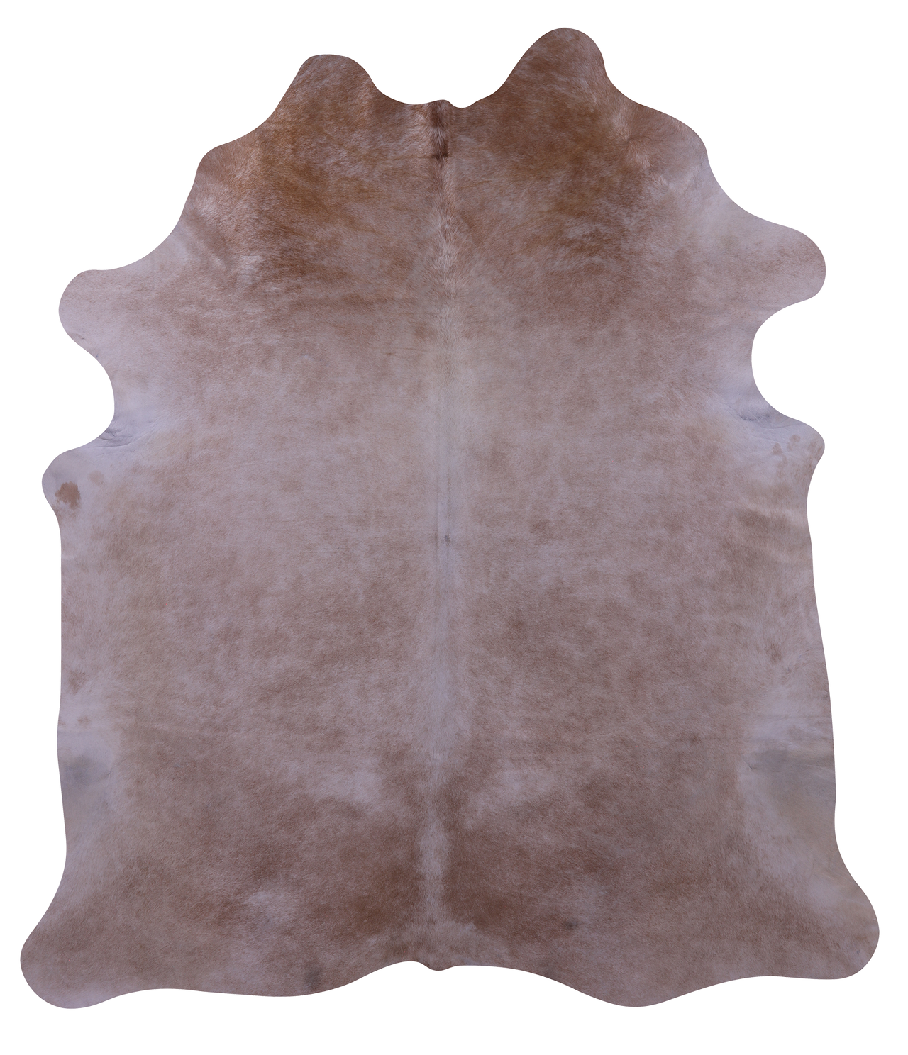 Beige Natural Cowhide Rug - X-Large 7' 7"H x 6' 7"W