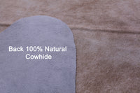 Thumbnail for Beige Natural Cowhide Rug - X-Large 7' 7