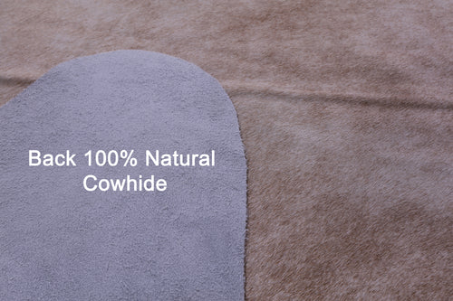 Beige Natural Cowhide Rug - X-Large 7' 7
