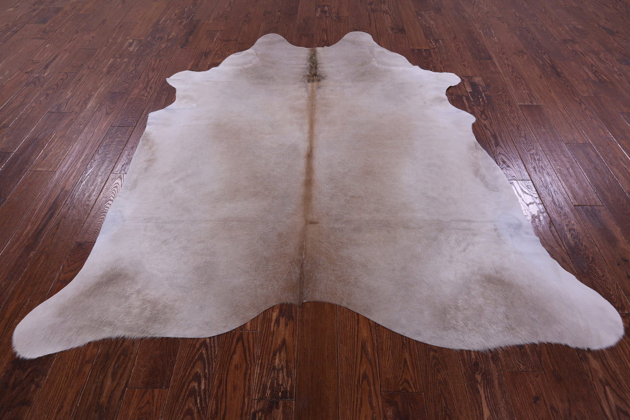 Beige Natural Cowhide Rug - X-Large 7' 6"H x 6' 7"W