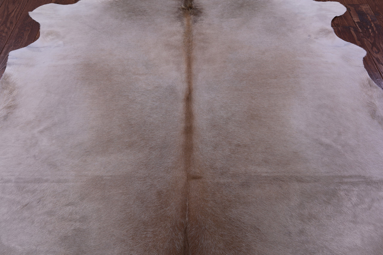 Beige Natural Cowhide Rug - X-Large 7' 6"H x 6' 7"W