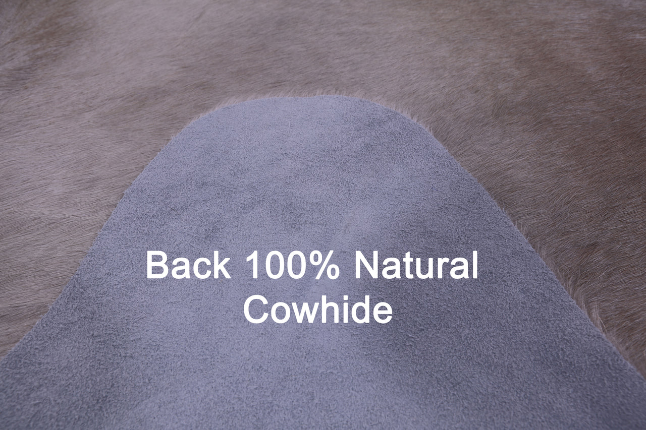 Beige Natural Cowhide Rug - X-Large 7' 6"H x 6' 7"W