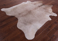 Thumbnail for Beige Natural Cowhide Rug - X-Large 7' 4