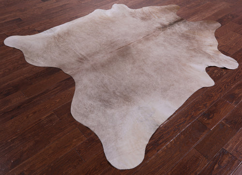 Beige Natural Cowhide Rug - X-Large 7' 4